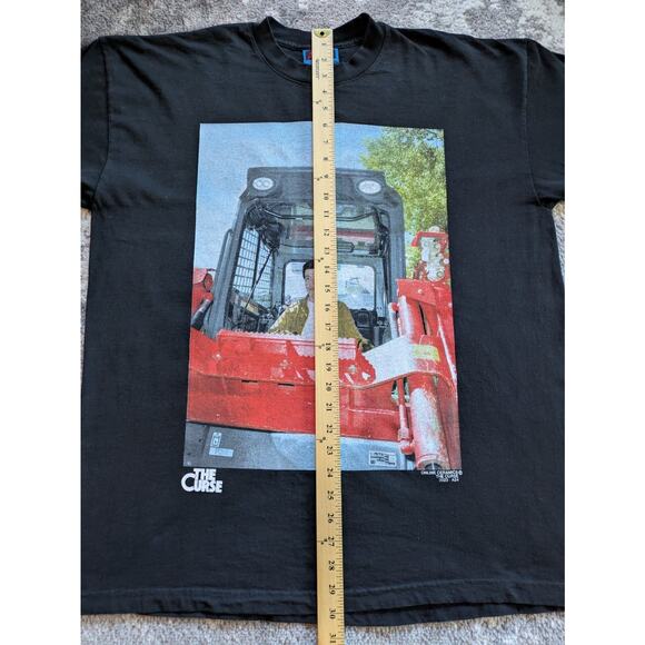 A24 x Online Ceramics x The Curse T-Shirt Elara Bulldozer, Black - Size XL - Picture 11 of 16